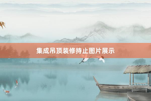 集成吊顶装修持止图片展示